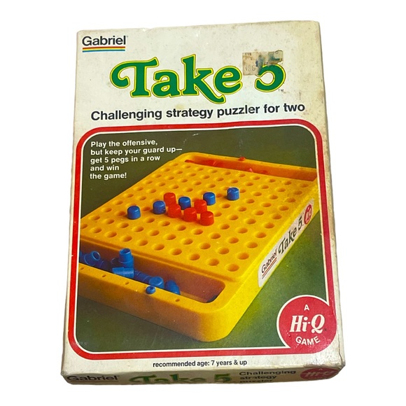 Vintage GABRIEL Take 5 Challenging Game - Picture 3 of 4